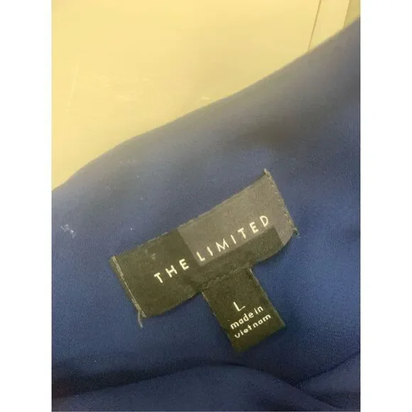 Navy Silk Tank - Picture 6 of 8